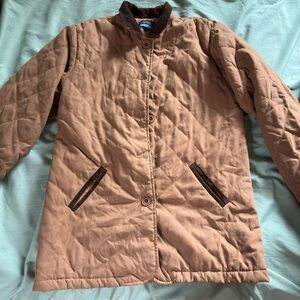 Brown Quilted Women's Jacket